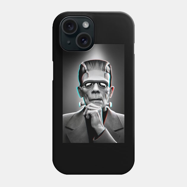 Frankenstein looking cool as all get out Phone Case by aknuckle