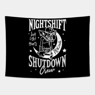 Nightshift Shutdown Tapestry