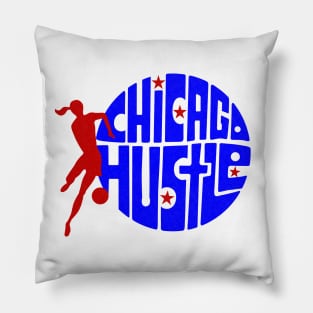 Defunct Chicago Hustle WBL Basketball 1981 Pillow