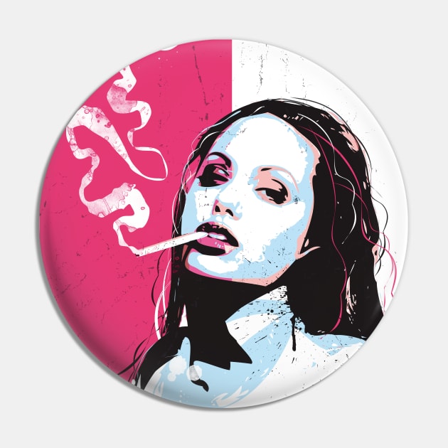 Angelina Jolie pop art Pin by 2ToastDesign