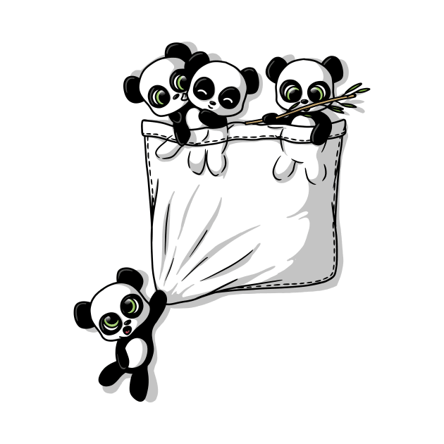 Cute Pocket Pandas by Beka