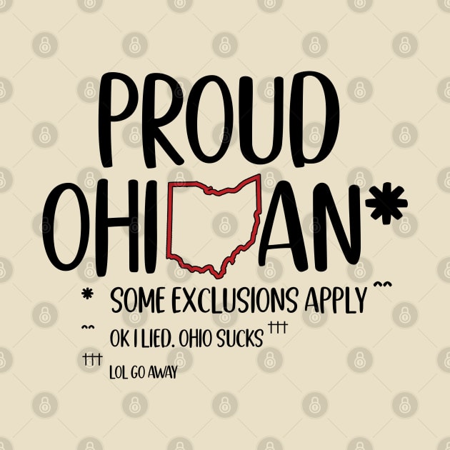 Proud Ohioan | Funny Ohio Pride by nonbeenarydesigns