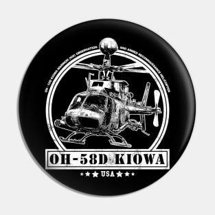 OH-58D Kiowa Warrior Helicopter Pin