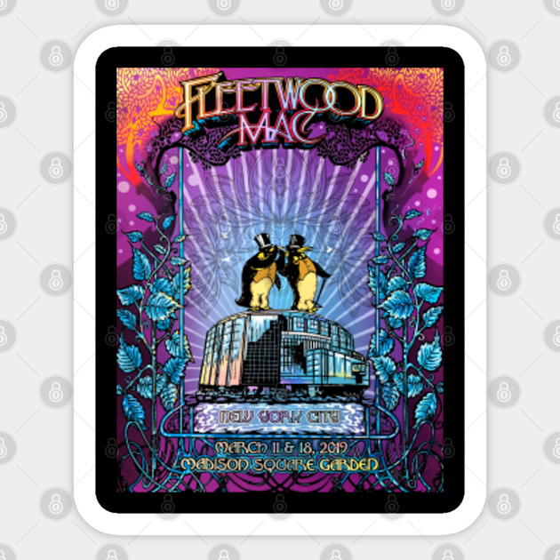 Fleetwood new York City Mac March 11 and 18 2019 Madison square Garden - Fleetwood Mac - Sticker