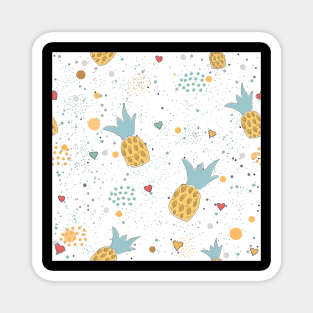 Pineapple Pattern Magnet