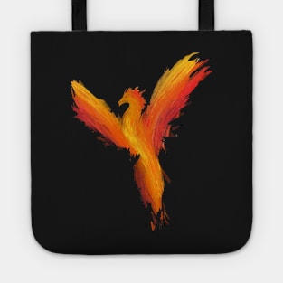 Dry brush phoenix Tote