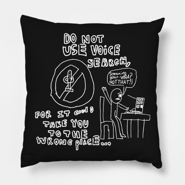 DO NOT use voice search - Pillow by bubbsnugg