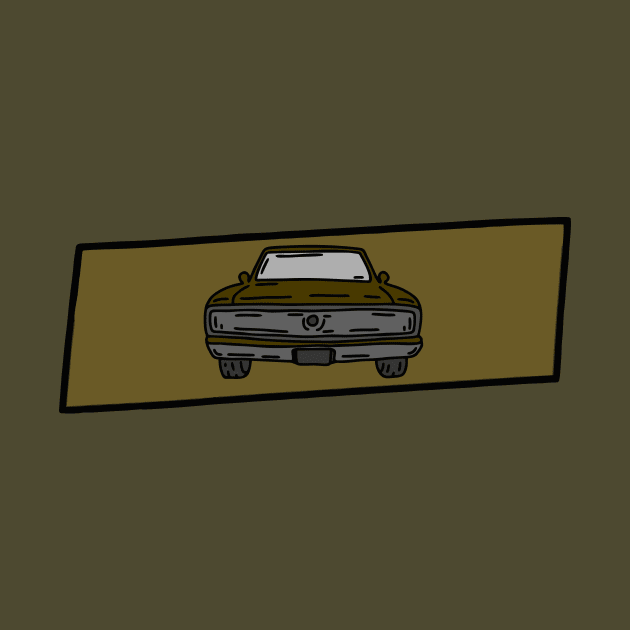 vintage retro car illustration by fokaction