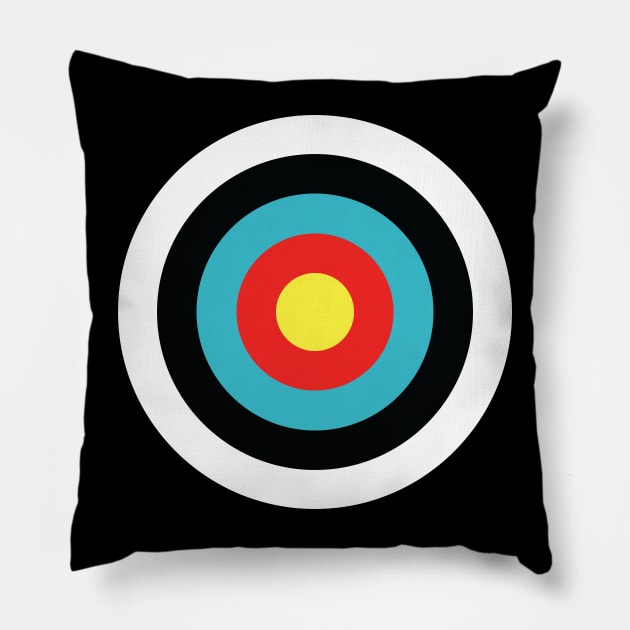 Archery Target Pillow by avperth