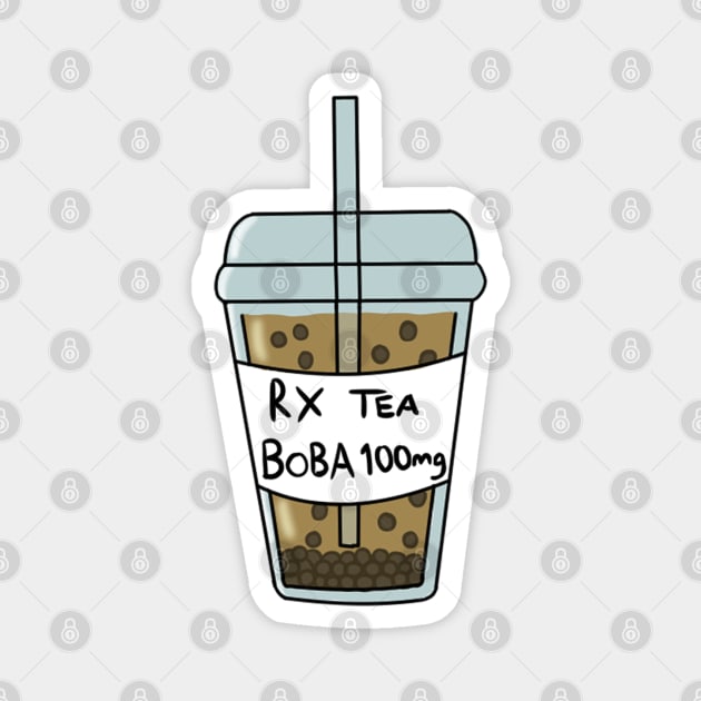 Boba 100mg Magnet by Dango's Merch