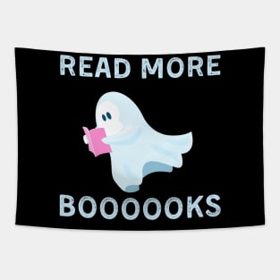 Read more books Cute Ghost Read more boooooks Halloween Tapestry