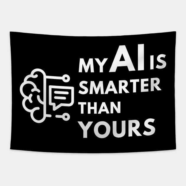 My AI Is Smarter Than Yours AI Artificial Intelligence Tapestry by LEGO