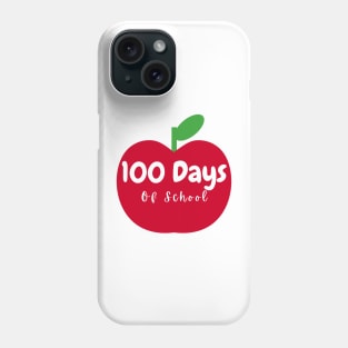 100 Days of school Apple Phone Case