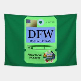 Dallas airport strap tag Tapestry