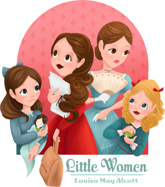 Little Women Kids T-Shirt by LunarFox