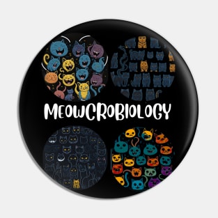 Meowcrobiology Pin