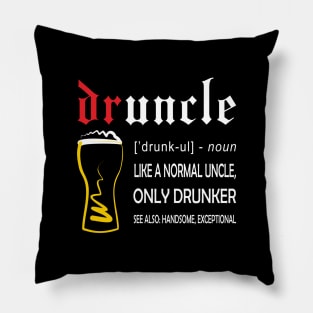 Beer Funny Drunk Uncle Pillow