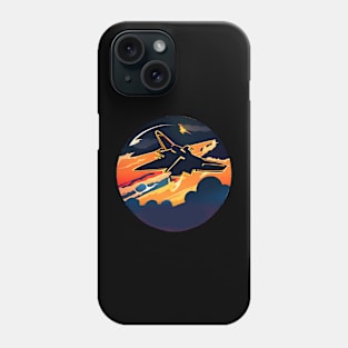 Cool Fighter Plane Graphic Phone Case