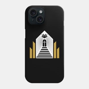 Christian church, steps leading to the cross. Phone Case