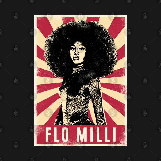 Retro Vintage Flo Milli by Play And Create