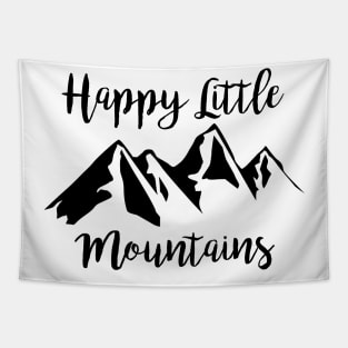 Happy Little Mountains Tapestry