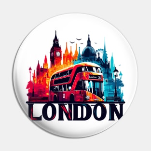 London Bus Pin