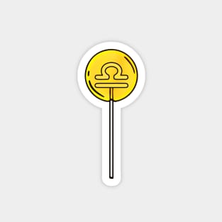 Libra Lollipop Magnet