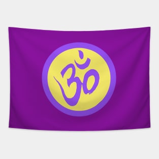 Spiritual Awakening OM Yoga Meditation Tapestry