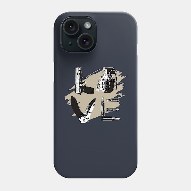 love military Phone Case by YEBYEMYETOZEN