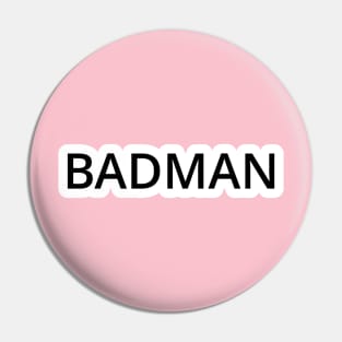 Vegeta's Badman Shirt (Design on back) Pin