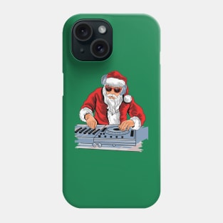 Colorful DJ Santa Phone Case