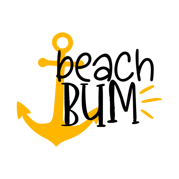 Beach Bum by Coral Graphics