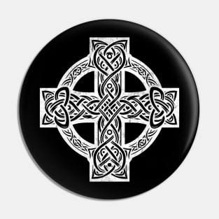 Vintage Style Traditional Celtic Cross Design Pin