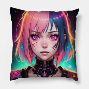 Whimsical Wonders: Exploring the Adorable Anime Girl Cute Kawaii Universe Pillow