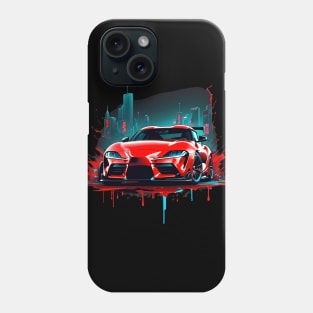 Toyota Supra mk5 JDM Tuning Phone Case