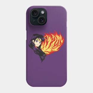 sailor mars heart Phone Case