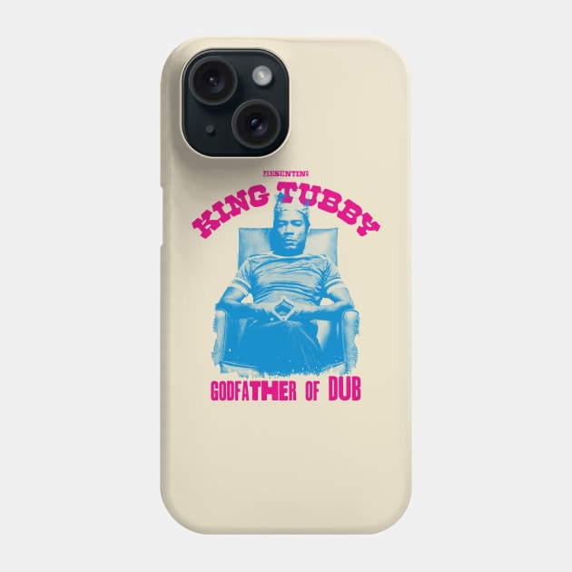 king tubby godfather of dub Phone Case by HAPPY TRIP PRESS