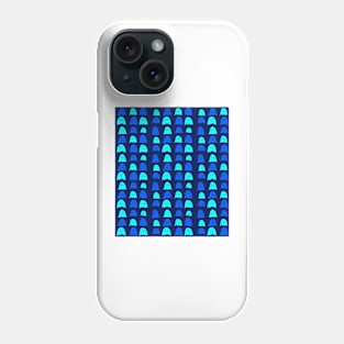 Glowing Blue Halloween Ghosts Phone Case