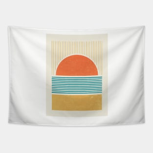 Sunrise Beach Stripes Tapestry