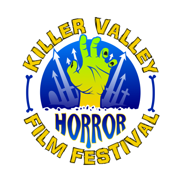 Horror Fest - BLUE & YELLOW LOGO by The Killer Valley Graveyard