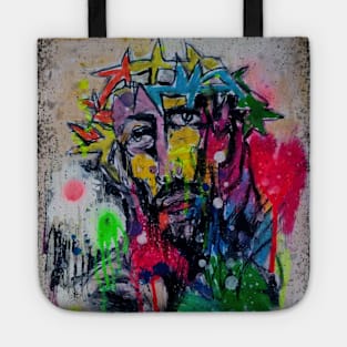 Jesus in Abstract Tote