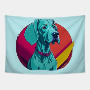 Weimaraner Portrait Tapestry