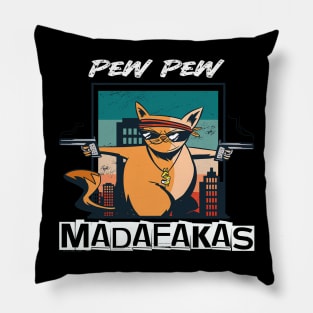 pew-pew-madafakas-manuel Pillow