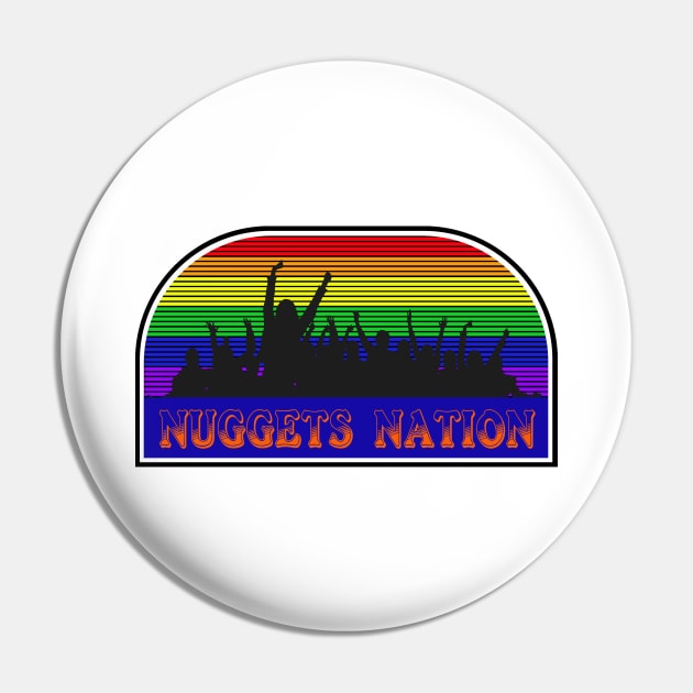 Nuggets Nation Denver Basketball Colorado Pin by antarte