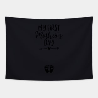 My First Mother S Day Love Heart Mother Tapestry