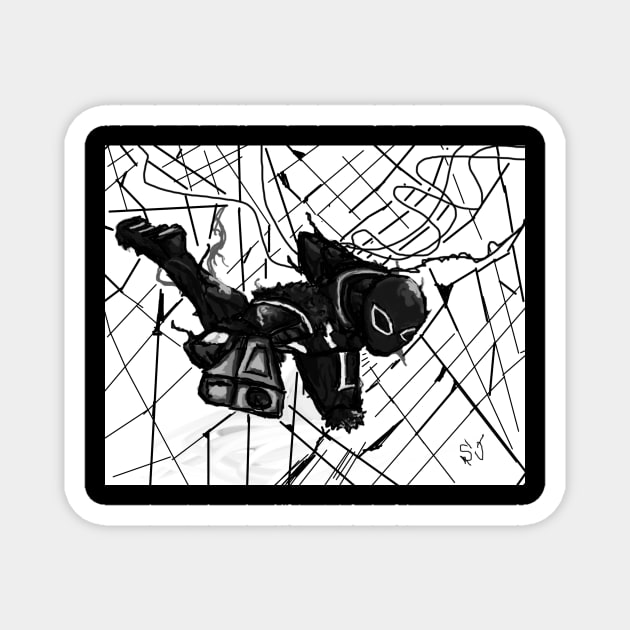 Agent Venom, Tangled Webs Magnet by TeShura