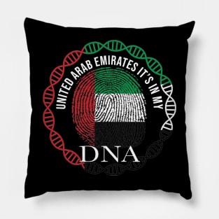 United Arab Emirates Its In My DNA - Gift for UAE Emirati From United Arab Emirates Pillow