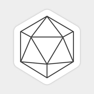 Polygon minimalism Magnet