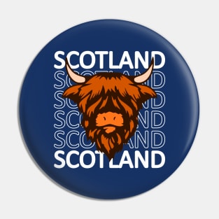 Scotland - Hairy Coo Pin