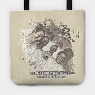 The Clancy Brothers & Tommy Makem Retro Style Fan Art Tote